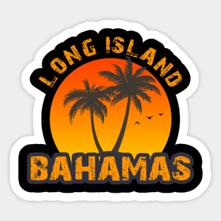 Bahamas - Long Island Sticker